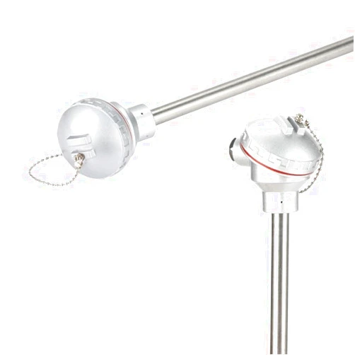 GDBGJPKM CG WRN-130 0-1300Degree Diameter 10mm High Precision K Type Probe Armor Head Assembly Thermocouple Industrial Temperature Sensor(Color:Dia.8mm Probe 400mm)