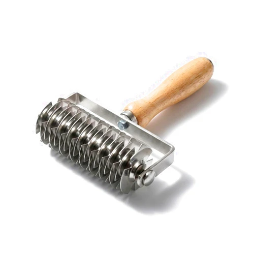 RWIXR Lattice Pastry Cutter, Professional Lattice Roller for Pie & Beef Wellington, Sharp Multi-Blade Dough Cutter for Even Decorative Crusts, Easy-Clean Baking Gift for Home Bakers