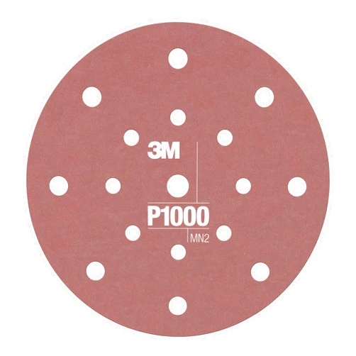 AMAPR 3M Hookit Flexible Abrasive Disc 34407, 6 in, 1000+ Grade, 25 Pack, Primer Sanding, E-coat Sanding, Blending