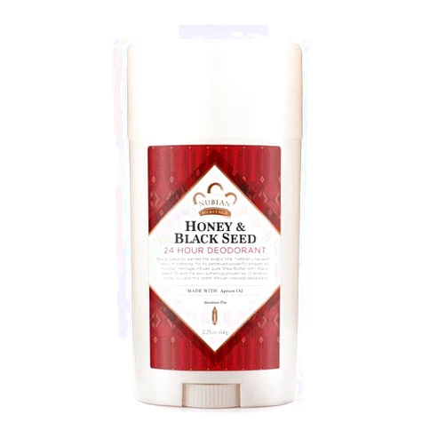 Nubian Heritage 24 Hour All Natural Deodorant Honey & Black Seed - 2.25 oz - 2pc