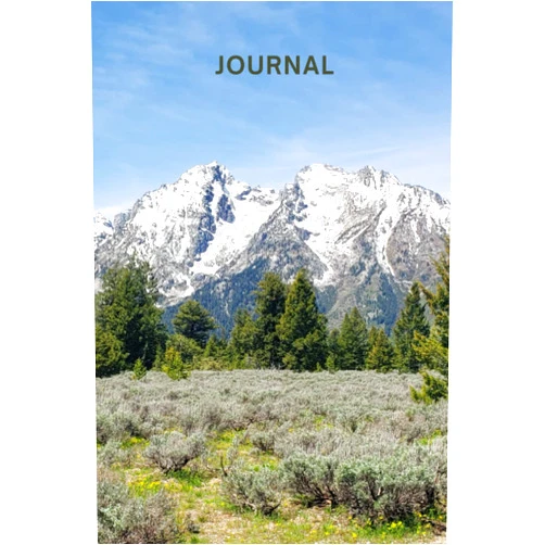 Matilda Swanson Journal: Grand Tetons, Blank Lined Notebook