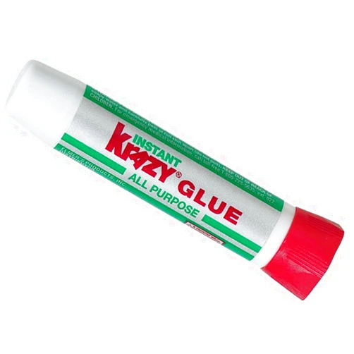 Krazy Glue KG58548R All-Purpose 0.07 Oz Super Glue Tube; Great for Everyday Household Repairs; Forms an Extra-Strong Bond on Wood, Rubber, Glass, Metal, Plastic and Ceramic