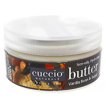 Cuccio Naturalé Butter Blend Vanilla Bean & Sugar - Non-Greasy Lotion for Hand, Body & Feet - Comforting/De-stressing - Paraben/Cruelty Free, w/ Natural Ingredients & Plant Based Preservatives - 8 oz Vanilla Bean and Sugar 8 Ounce