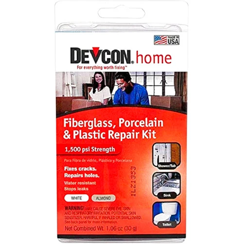 AP Products Devcon Epoxy Bathtub Repair Kit (Almond & White)