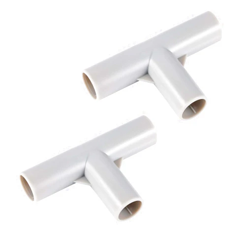 XIHIRCD 2pcs Baby Playpen Parts T-Shaped Joint, Baby Playpen Replacement Parts T Connector 0.7in in Inner Diameter 3-Way Baby Playpen Accessories for Baby Play Yard