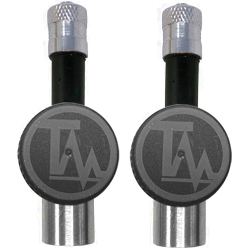 TireMinder Flow Through Transmitters TPMS, Black, Pack of 2
