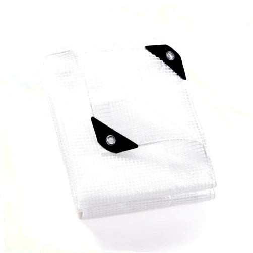GUARD SHIELD Clear White Tarp Heavy Duty 10x10 Feet Waterproof for Greenhouse Outdoor Garden Poly Cover UV Resistant 3x3 Weave 10mil