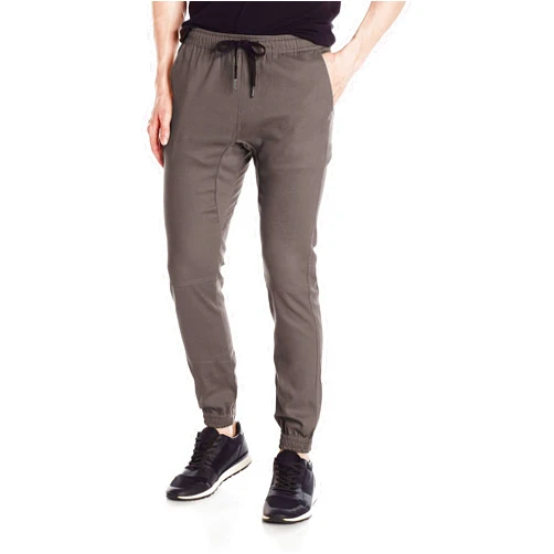 Brooklyn Athletics Men's Slim Fit Soft Twill Jogger Pants