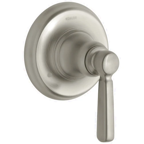 KOHLER K-T10595-4-BN Bancroft Transfer Valve Trim with Metal Lever Handle, Vibrant Brushed Nickel