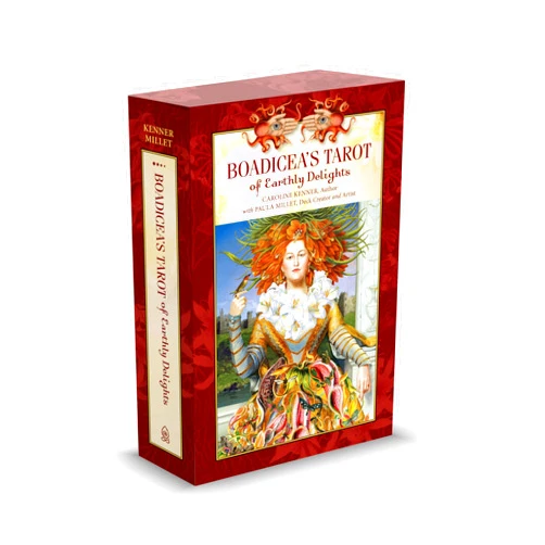 By Caroline Kenner (Author), Paula Millet (Illustrator) Boadicea's Tarot of Earthly Delights: (Deck and Guidebook Box Set)