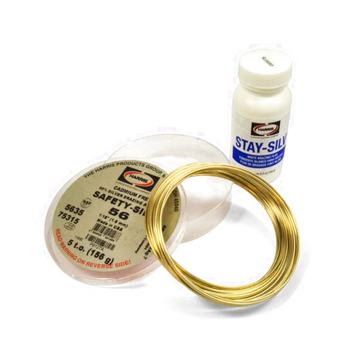 Harris Products Group Combo - Harris Solder Kit 5635 & SSWF7 - Safety-Silv 56% 1/16 Solder 5 Ounce w/Flux