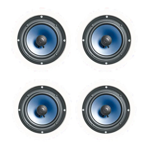 Polk Audio RC60i 2 Way in Ceiling Speakers - 4 Pack (White)