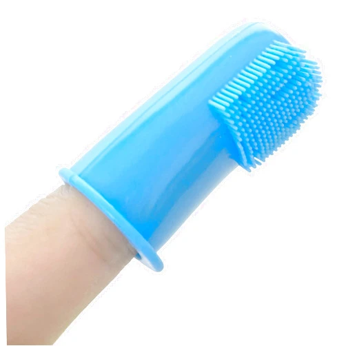 Pet Republique Dog Finger Toothbrush Set of 6 - Dental Brush for Large to Small Dogs, Cats, and Most Pets