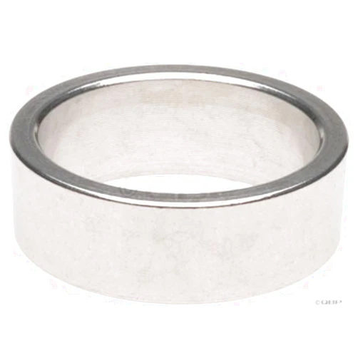 Wheels Manufacturing 1-Inch Spacer (Silver/10mm, Bag of 5)