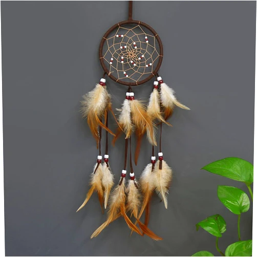 Yuyeran Dream Catchers Handmade Wall Hanging Feather Dreamcatcher for Car Kids Bedroom Decoration Ornament