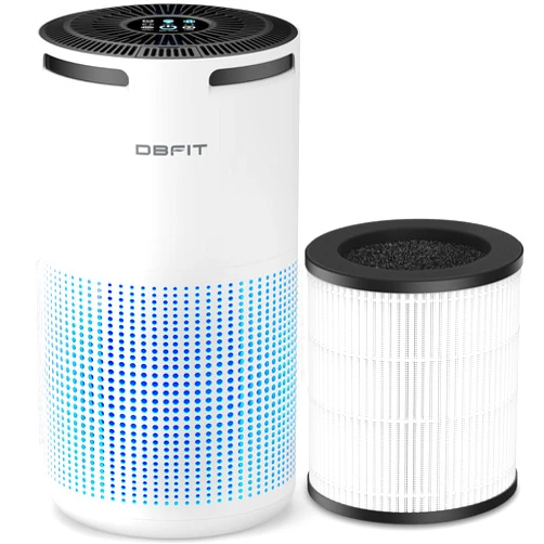 DBFIT Air Purifiers for Home Large Room Up to 1500ft² W-01 with Essential Oil Diffuser, DBFIT Air Purifiers Cleaner for Home Pets, Aromatherapy