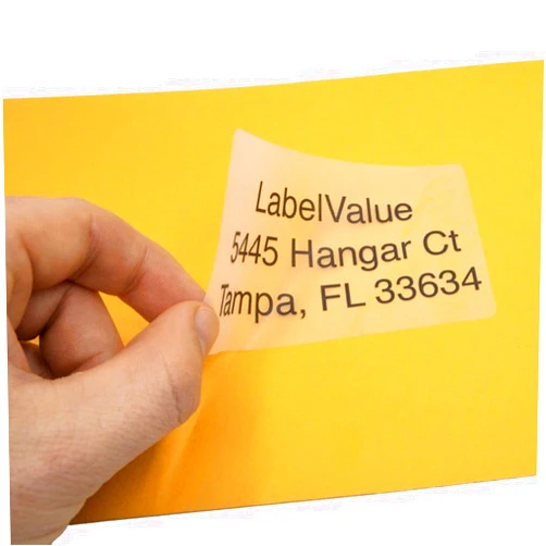 LABEL VALUE.COM LabelValue Brand LV-30269 Clear Shipping Labels - Compatible with Dymo Printers - 300 Labels/Roll, 2-5/16