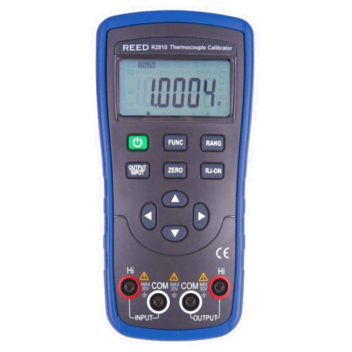 REED Instruments R2810 Thermocouple Calibrator (8 Thermocouple Types R, S, B, E, K, J, T, N)
