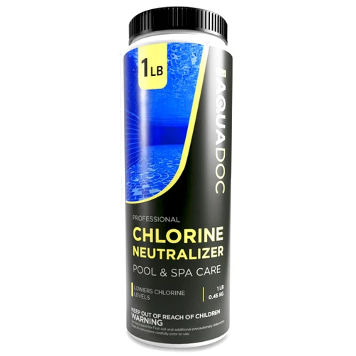 MAV AquaDoc AquaDoc Chlorine Neutralizer for Pool & Hot Tub - 1 lb - Sodium Thiosulfate Formula to Help Reduce Chlorine Levels - Spa and Pool Chemicals Made in USA