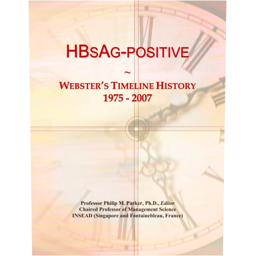 Icon Group International HBsAg-positive: Webster's Timeline History, 1975 - 2007