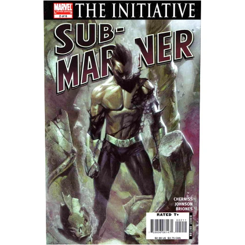 Marvel Sub-Mariner #2 VF ; Marvel comic book | Gabriele Dell’Otto the Initiative