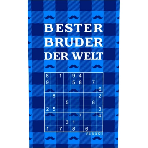 German Edition by Rätsel-Freund (Author) BESTER BRUDER DER WELT - Sudoku: Tolles Rätselbuch zum Verschenken an Brüder | 184 knifflige Rätsel | Kleines Geschenk für Geschwister | Geschenkidee ... Nikolaus, Geburtstag (German Edition)