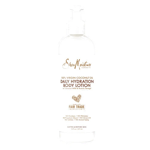 SheaMoisture Daily Hydration Body Lotion Moisturizer 100% Virgin Coconut Oil For All Skin Types Paraben Free 16 oz