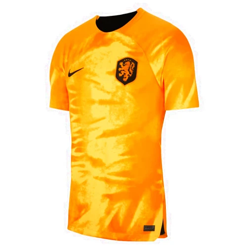 Nike 2022-2023 Holland Home Football Soccer T-Shirt Jersey Orange