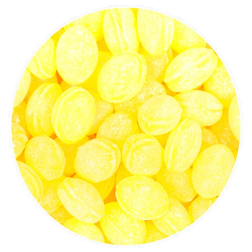 The Hampton Popcorn Company Claeys Sanded Lemon Drops, 5 Pound Bulk Bag (Approx 360 Pieces), Hard Sour Candy, Lemon Flavored Candy