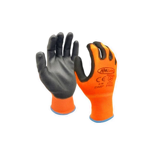 Generic NMSafety Work Gloves - PU Coated Palm, Nitrile Safety Protector - Professional Safety Suppliers (1 Pair, XL Size)