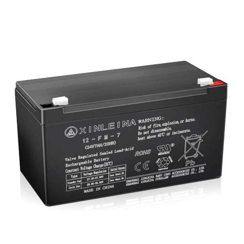 ANPABO 24V 7Ah Rechargeable Battery with F2 Universal Terminals, Sealed Lead Acid Battery, Compatible with 24 Volt Ride-Ons