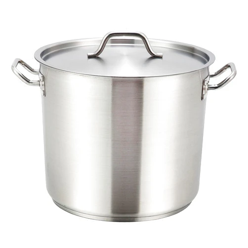 Winco Winware Stainless Steel 8 Quart Stock Pot with Cover