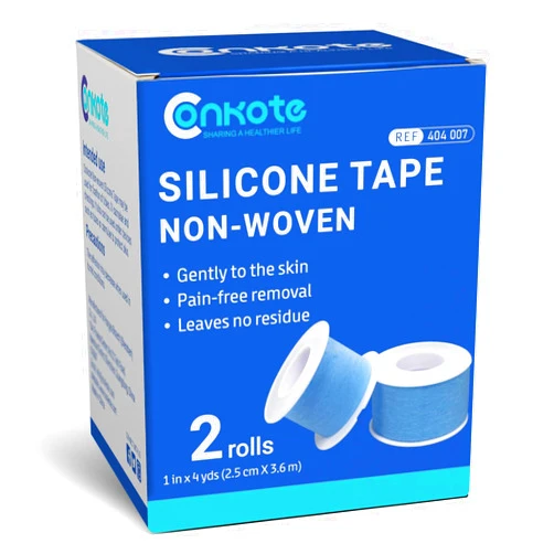 Conkote Soft Silicone Tape, Pain-Free Removal, Easy Cut Size, 1