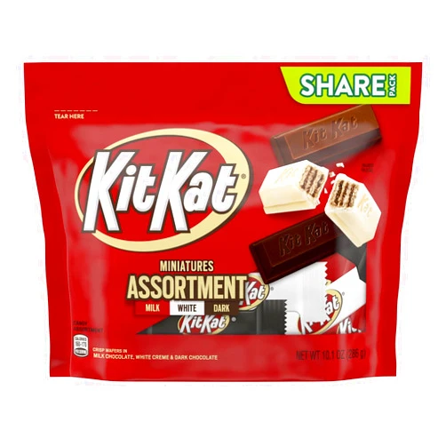 KIT KAT Miniatures Assortment Candy, Individually Wrapped, 10.1 oz Pack