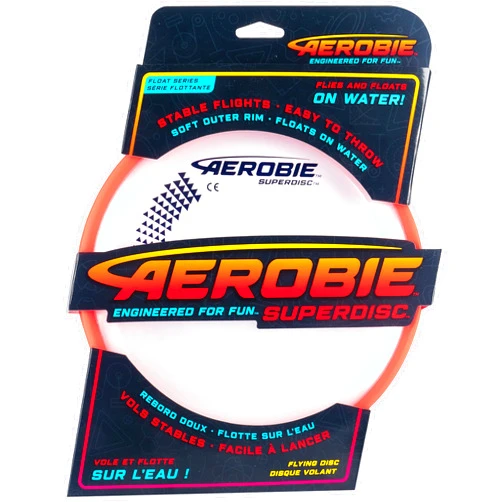 Aerobie Superdisc Outdoor Flying Disc - Red