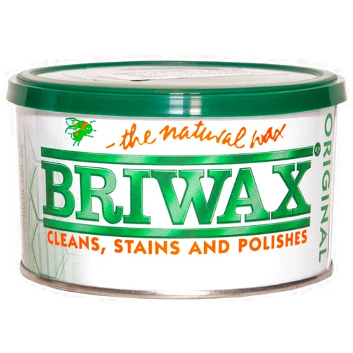 Briwax (Light Brown) Furniture Wax Polish, Cleans, Stains, and Polishes