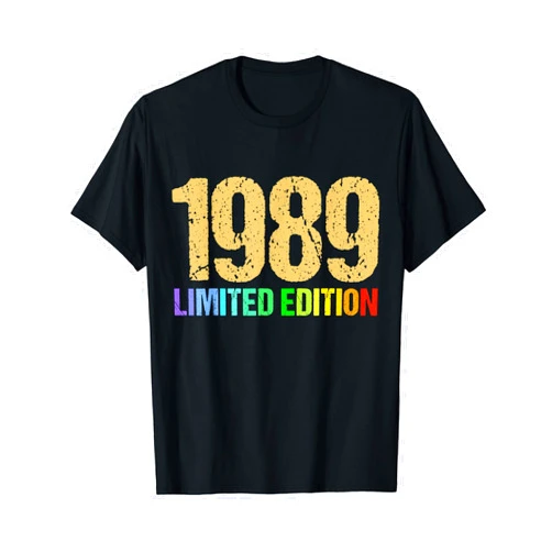 Geburtstagsgeschenk Damen Herren 1989 Geschenkidee 35. Geburtstag Mann Frau 35 Jahre 1989 Deko Lustig Geschenk T-Shirt