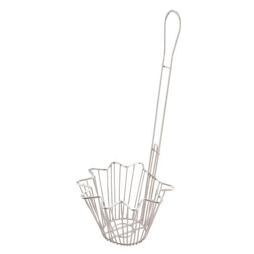 Winco TB-20 Taco Salad Bowl Fry Basket, Round, 18