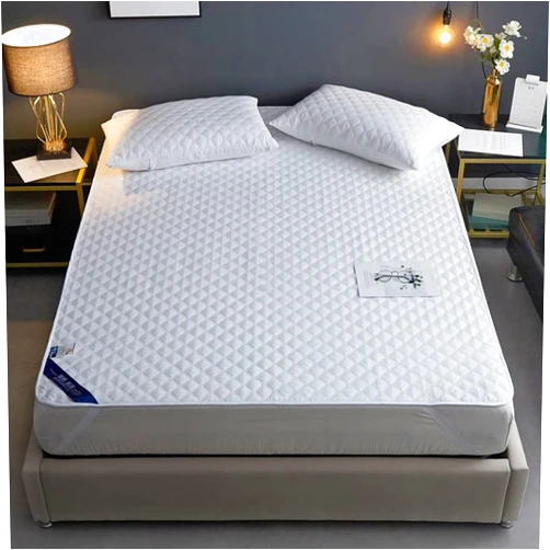 MAGCOR Queen Mattress Protector Waterproof Quilted Fitted Sheet with Deep to 12in Pocket - Noiseless, Comfortable for Sleep(71