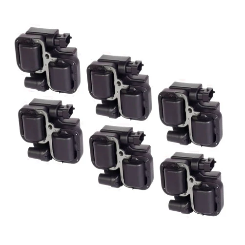 ENA Set of 6 Ignition Coil Pack Compatible with Mercedes-Benz E320 E430 E500 CL500 C280 C320 CLK430 CLK500 C43 C55 G500 ML320 ML350 ML430 ML500 S430 S500 AMG Replacement for UF359 5098138AA C1361
