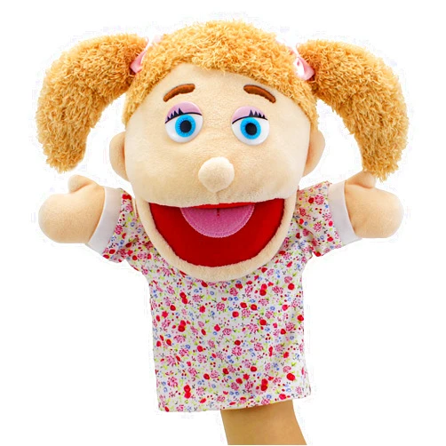 FIMIGID Hand Puppets Multi-Ethnic Puppets,Family Puppets for Kids Role Paly 11.8