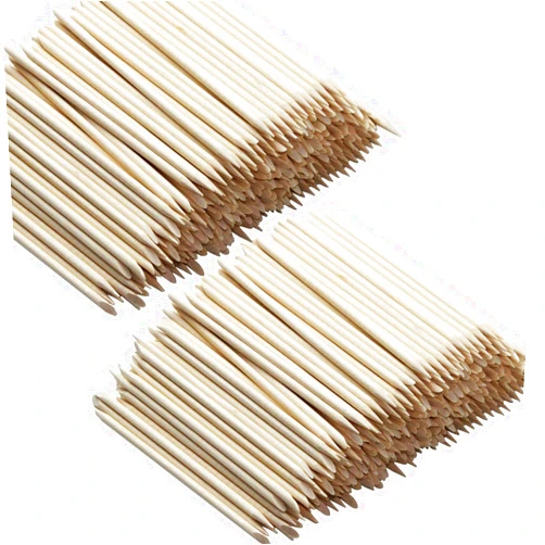 Ourart 800 Pcs Nail Art Orange Wood Sticks, Multi Functional Cuticle Pusher Remover Manicure Pedicure Tool for Manicure & Pedicure - 4.5 inch