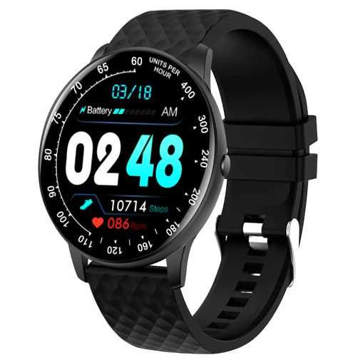 Pradory Smart Watch,Fitness Tracker Watch with Blood Pressure Heart Rate Monitor IP67 Waterproof Bluetooth Smartwatch Smart Bracelet Sports Activity Watch Compatible Android iOS Phones for Men Women Upgraded Upgraded Smart Watch