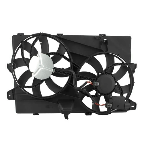 BOXI 621-392 7T4Z8C607A Dual Radiator Cooling Fan Assembly Fit for Ford Edge 2007 2008 2009 2010 2011 2012 2013 2014 2015 / for Lincoln MKX 2007-2015