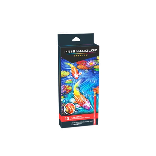 Prismacolor Col-Erase Erasable Colored Pencils, Adult Coloring, 12 Pack