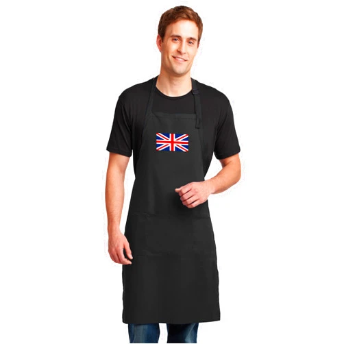 Broad Bay England British Flag Apron Large United Kingdom Aprons for Men or Women