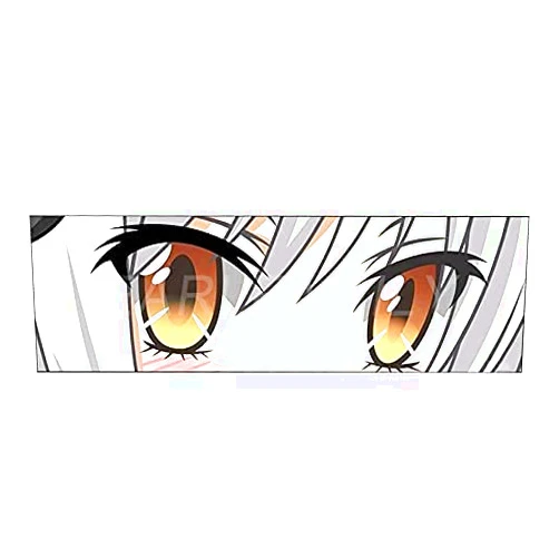 EARLFAMILY 5.9'' for Koneko Eye Slap Decal Car Sticker JDM Auto Helmet Vinyl Waterproof