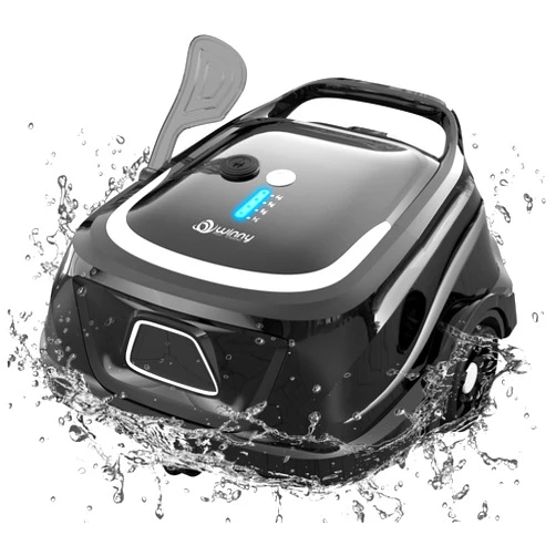 WINNY POOL CLEANER (2025 Upgraded) A1 Cordless Robotic Pool Vacuum, Automatic Pool Vacuum 120mins Running Time,Powerful Suction & Dual Filters, 2.5H Fast Charging, Ideal for Flat Above Pools Up to 1076 Sq.ft