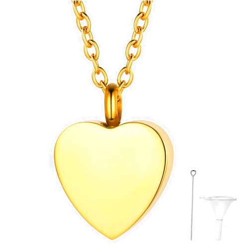 Richsteel Urn Necklaces for Ashes for Women Men Cremation Pendant Necklace for Ashes Stainless Steel Memorial Jewelry
