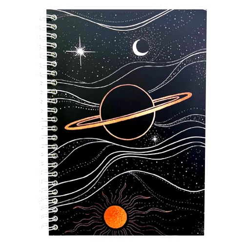 KPOONI Reusable Sticker Book Collecting Album Sticker Storage Book for Adults 37 Sheets Release Paper Sticker Collection Book A5 Size Cute Sticker Keeper Holder (Planet)